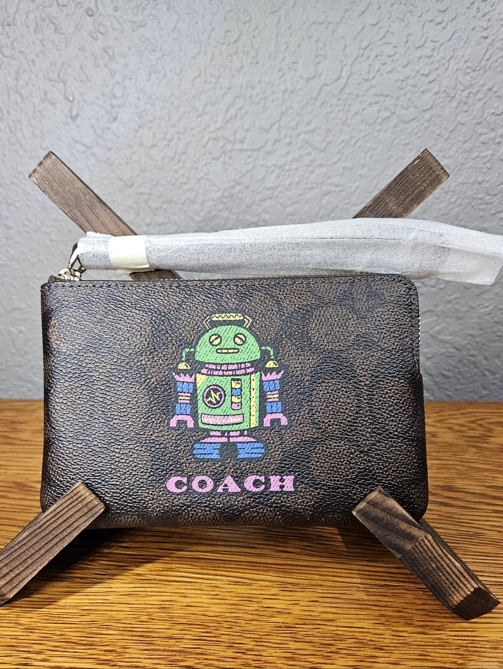 Coach Cosmic Corner Zip Wristlet
